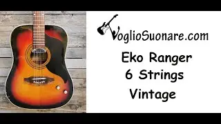 Eko ranger 6 Strings Sunburst Vintage