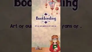 The art in Bookbinding game is a whole aesthetic 🪄🧡