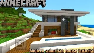 Minecraft easy modern suburban house tutorial (#29)