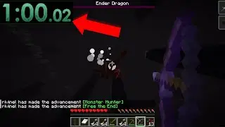 Speedrunning minecraft (Beat world record?!)