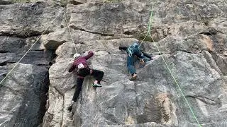 32. The Cuttings, Portland, Dorset. Sport Climbing w/ the Oxford University Mountaineering Club Pt2