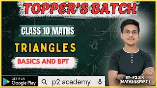 Class 10 Maths LIVE:Ch- 6 Triangles MCQs  #similarities #liveclass #triangle #cbse #livestream
