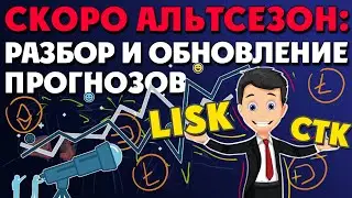 Скоро альтсезон: LISK и CTK. Разбор и обновление прогнозов