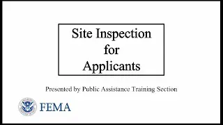 Grants Portal - SI for Applicants (1 of 4) - Introduction to Virtual Site Inspections