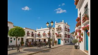 Frigiliana Walking Tour | Golden Sunset & Nightfall in Andalusia [4K]