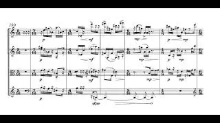 Burton Goldstein - Aspen Quartet for String Quartet (1991) [Score-Video]