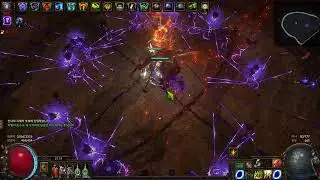 POE 3.26) Uber Exarch Warden Scourge Arrow of Menace