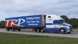 Blue White Peterbilt TRP | Truckspotting 12326
