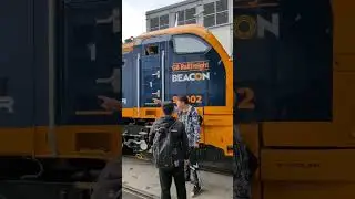 a #360video of #gbrailfreight #99002 at #Innotrans2024 enjoy the exterior view more videos to come.
