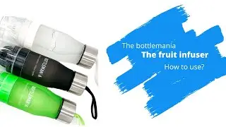 Bottlemania fruit Infusion water bottle | Energized all day | More water - More taste