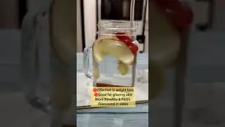 6 Detox Water Recipe I Weight loss I Glowing skin #shorts  #healthyecipes #detoxwater #infusedwater