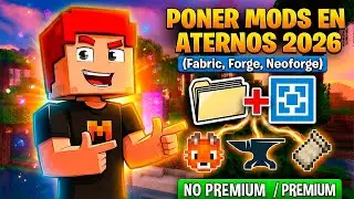 ➡️ COMO PONER MODS EN ATERNOS 2026 (FABRIC FORGE, NEOFORGE) GU&Iacute;A COMPLETA ✅