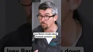 Joey Barton breaks down football positions 😂