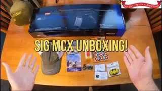 Sig MCX AEG Unboxing! + Leviathan Tactical SWAG!