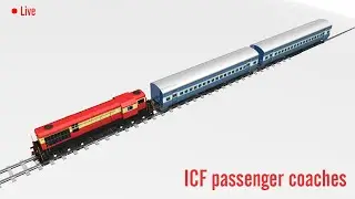 #ICF passenger Coaches | #screw coupler | #railway coupling