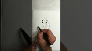 gopal bhar wife face drawing #shortsfeed #gopalbhar #ytshorts