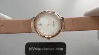 Women's Pink Skagen Crystallized Date Display Watch SKW2168
