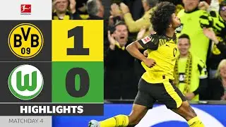 Adeyemi ROCKET seals the deal! | BORUSSIA DORTMUND - VFL WOLFSBURG | Highlights | MD 4 &ndash; Bundesliga