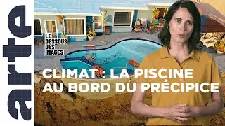 Inondations en Californie : une piscine dans le vide - Le Dessous des images - ARTE