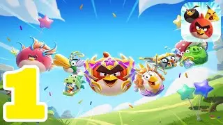 Angry Birds 2 - Gameplay Walkthrough - Part 1 - Stage 1-9 (Android, iOS)