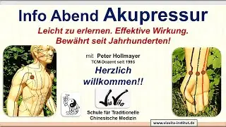 Info Abend Akupressur Ausbildung mit praktischen Anleitungen