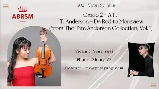 ABRSM Violin 2024 Grade 2 A1｜英國皇家音樂考試小提琴2級A1曲目示範｜Da Rod to Moreview