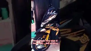 Pasang visor ninja pada Honda Beat street
