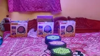 Baisun 60 led par light UNBOXING & REVIEW with DMX 512 Program and options.
