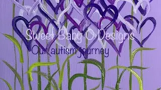Sharing our journey with breast cancer and autism while painting 