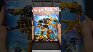 Building Arin's Spinjitzu Battle Mech Lego Ninjago Set #lego #lego71839 #legoasmr #ninjago