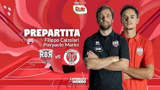 Dole Rimini-Sella Cento, pre partita con coach Calzolari e Pierpaolo Marini 