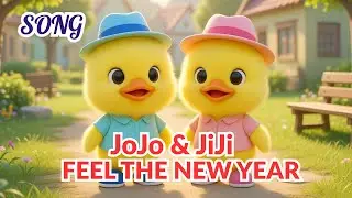 Duck & Chick Go Out to Feel the New Year Song 🦆🐥 | Juli A Julie A Kids Channel