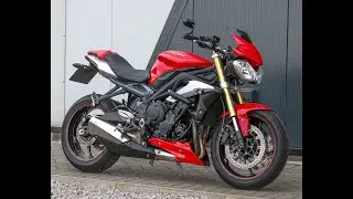 2016 Triumph Street Triple in Diablo Red