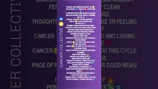 CANCER COLLECTIVE ♋🧿: WHO'S IN YOUR ENERGY 🤨