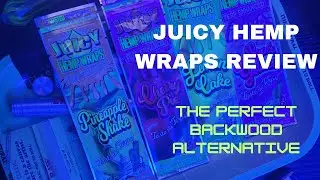 Rolling a Juicy Hemp Wrap For The First Time