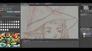 Dibujo elfa/bruja