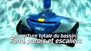 Robot piscine hydraulique MX8 Zodiac - Pr&eacute;sentation D&eacute;monstration - RobotPiscine.com