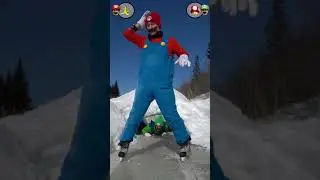 Mario Kart In Real Life (Ice Skating)