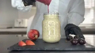 Black Cherry Peach Smoothie