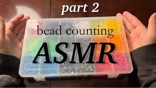 ASMR counting beads for sleep (whisper, soft sounds) part 2