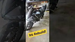 Yamaha R6 sport bike #pincheAl #pinchealsgarage #r6 #yamaha