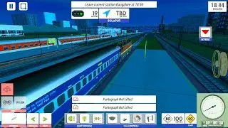 Indian train simulator night mode gameplay | Train simulator | Train games