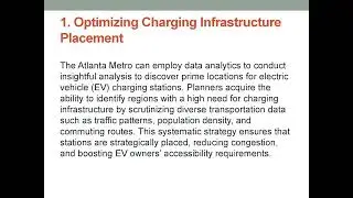 Utilizing Data Analytics to Improve Efficiency of EV Charging Stations in Atlanta Metro