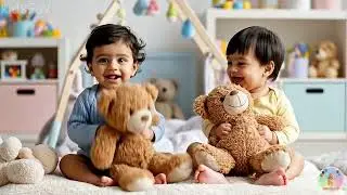 Dudi Dudi Dam Dam | Cute Dance Song for Kids | Fun Moves & Happy Rhymes | KidsFav
