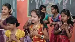 Sankranti celebrations 2026 3 class children dance performance 
