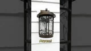 Life Hack Leveling Mounted Light on Lap Siding TikTok #lifehack #shorts