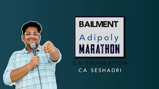BAILMEMNT | CA FOUNDATION | CA TAMIL | ADIPOLI MARATHON