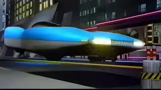 flying car theater bumper - 4K AI upscaled
