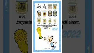 Argentina National Team Logo Evolution 🔵⚪⭐