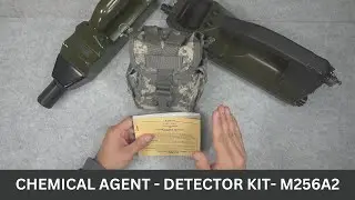 M256A2 - MILITARY CHEMICAL AGENT -  DETECTOR KIT - visually compare to RAID M100 and CAM